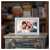 Sencor SDF 1091 W WIFI digital photo frame, white, 10.1 inch, displaying family photo, on a table