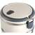 Lamart LT6024 beige stainless steel food container with handle, close-up of lid