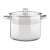 Lamart stainless steel pasta pot with glass lid