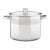Lamart stainless steel pasta pot with glass lid