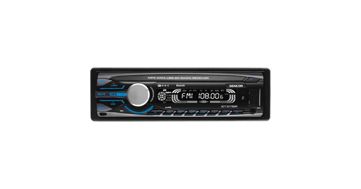 Sencor SCT 5017BMR Bluetooth Car Radio, Black