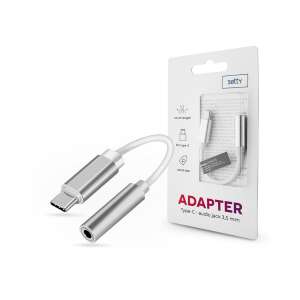 Setty type-c adapter 3,5 mm jack füllhallgatóhoz - Setty Type-C - Audio Jack 3,5mm Adapter -  ezüst (TF-0184) 64851862 - Setty