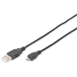 Kabel Digitus Micro USB 2.0, 1.8m, Czarny - Kabel USB