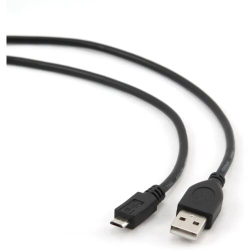 Gembird USB 2.0 към Micro-USB кабел, 10 см, черен