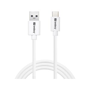 Sandberg USB-C na USB-A 3.0 kabel, 1 metar, bijeli - USB kabel