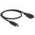 Cablu USB Delock 83676 SuperSpeed, USB Type-C la USB Micro-B, 0,5m, negru
