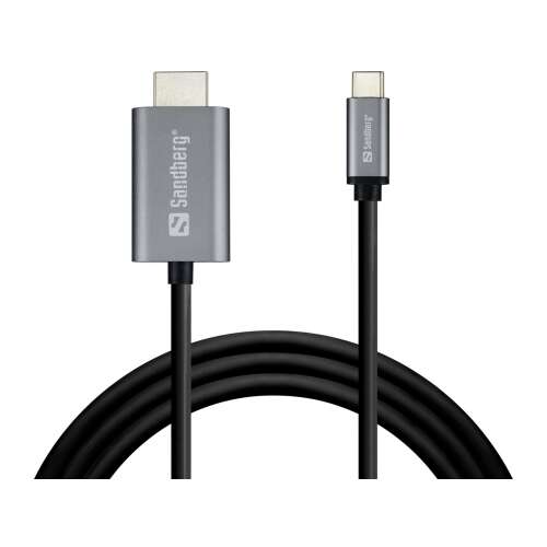 Sandberg USB-C -> HDMI kábel 2m (136-21) (136-21)