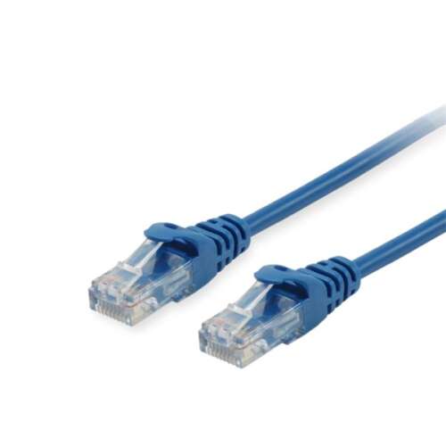 Equip 625434 kék CAT6 U/UTP patch kábel közelről - Equip