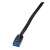 LogiLink CP0134B Cat.5e UTP patch cable, black, 1 meter