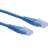 Roline UTP CAT6 patch cable, blue, 0.5m