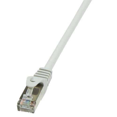 LogiLink F/UTP patch kábel CAT5e 3m szürke (CP1062S), árnyékolt, RJ45 csatlakozó - Logilink