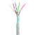 Cablu Gembird Cablexpert FTP solid Cat5e 100m premium CCA, alb, de aproape