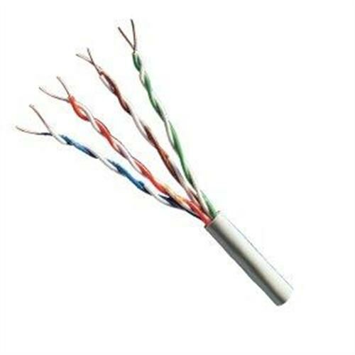 WIRETEK UTP CAT5E Kabel, 305m, beige, für Netzwerkverbindungen