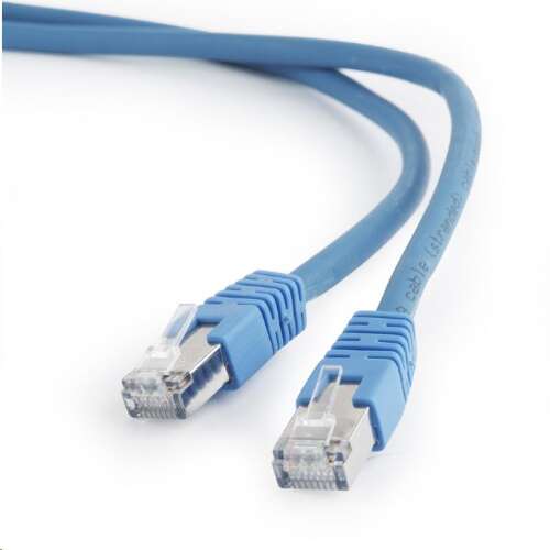 GEMBIRD PP6A-LSZHCU-B-1.5M Gembird patchcord RJ45, kat. 6A, SFTP, LSZH, 1.5m, niebieski