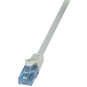 LogiLink CAT6A U/UTP 5m patch cable, grey - Cable