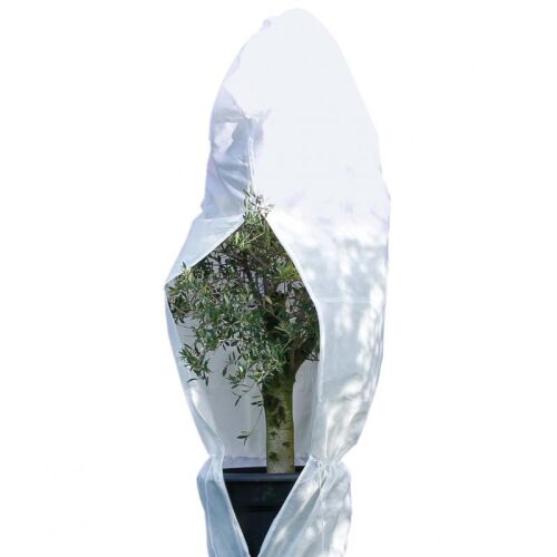 Husa de protecție iarnă Nature din lână cu fermoar, protejează planta la ghiveci de frig