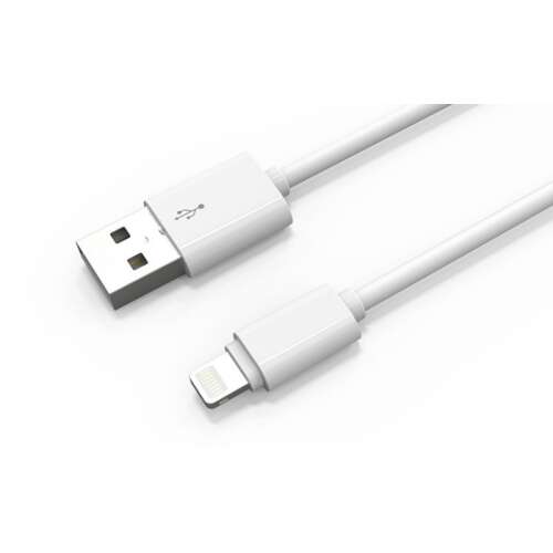 Mercury SY-03 Lightning charging cable 100cm white, USB to Lightning connector