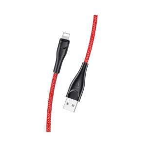 Kabel ładujący USAMS SJ391USB02 Lightning, czerwony, 1 metr - Kabel Lightning