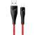USAMS SJ391USB02 Lightning töltőkábel, piros, 1 méter