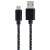 Hama 20074 Micro USB braided data cable, 1 meter, black