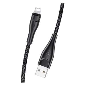 Usams SJ397USB01 3-metrowy czarny kabel Lightning do USB-A - Kabel Lightning