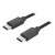 Assmann USB-C - USB-C kábel, 1.8m, fekete