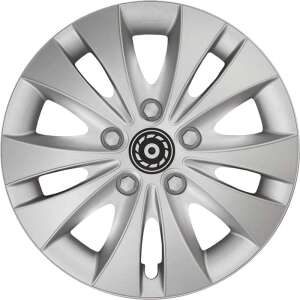 Sada krytov kolies Jestic 13" Storm strieborná (4 ks) - Ozdobné disky