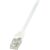 LogiLink CAT6 white patch cable, 2m, U/UTP
