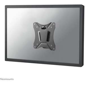 Neomounts NM-W25BLACK TV-Wandhalterung an einem Fernseher montiert, zeigt die Neigungsfunktion - Neomounts