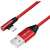 LogiLink CU0145 Type-C to USB-A right angle cable, red, 0.3m
