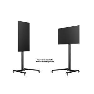 Multibrackets M - Gurulós monitortartó állvány 24-63 hüvelykes képernyőkhöz, portré és tájkép mód - Multibrackets