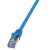 Cablu S/FTP LOGILINK Cat6a, LSZH, cupru, 2 m, albastru, AWG26, dublu ecranat CQ3056S (CQ3056S) (CQ3056S) 64865679