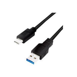 Kabel LogiLink USB-C do USB-A, 3m, czarny - Kabel USB