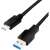 LogiLink USB-C to USB-A cable, 3 meter, black