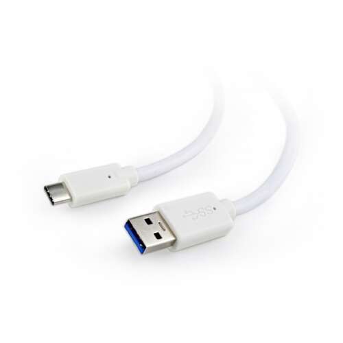 Kábel Gembird Cablexpert USB 3.0 A na Type-C, 1 meter, biely