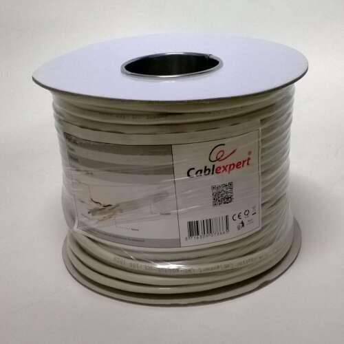 Gembird Cablexpert FTP kabel skręcany Cat6 100m (FPC-6004-L/100), biały, 100 metrów