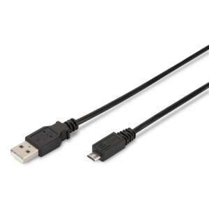 Kabel Assmann USB A - micro USB B 3m (AK-300110-030-S) - Kabel USB