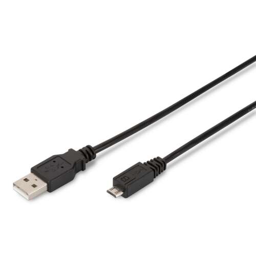 Assmann USB A - Micro USB B Adatkábel - 3m