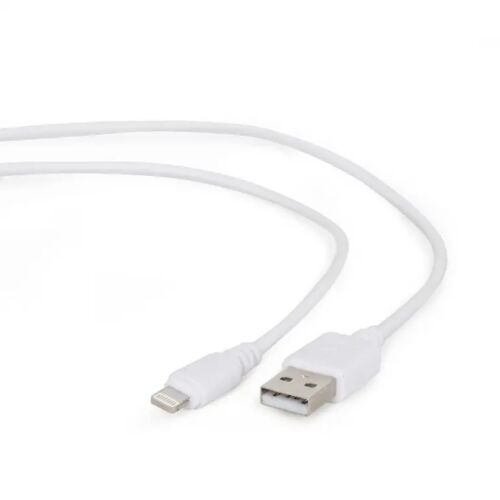 Gembird Cablexpert  USB -> Lightning kábel 1m fehér (CC-USB2-AMLM-W-1M) (CC-USB2-AMLM-W-1M) (CC-USB2-AMLM-W-1M)