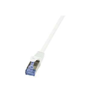 LogiLink 10G S/FTP PIMF PrimeLine kabel patchowy CAT6A 1,5m biały, wtyk RJ45 - Logilink