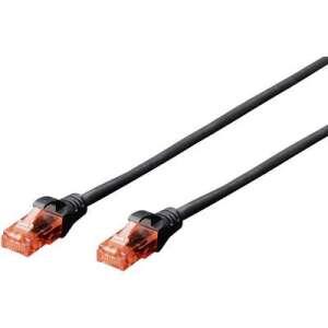 Digitus (DK-1612-020/BL) RJ45 Network Cable CAT 6 U/UTP 2.00 m Black stranded pair 64873347 - Digitus