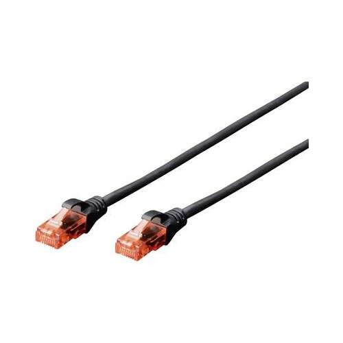 Digitus (DK-1612-020/BL) RJ45 Network Cable CAT 6 U/UTP 2.00 m Black stranded pair 64873347