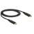 Delock 83661 USB 3.1 Gen 2 Type-C Kabel, 1m, schwarz
