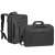 RivaCase 8290 Central Notebook Tasche 16" schwarz, kann als Rucksack und Aktentasche verwendet werden, 3/4 Ansicht