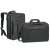 RivaCase 8290 Central Notebook Tasche 16" schwarz, kann als Rucksack und Aktentasche verwendet werden, 3/4 Ansicht