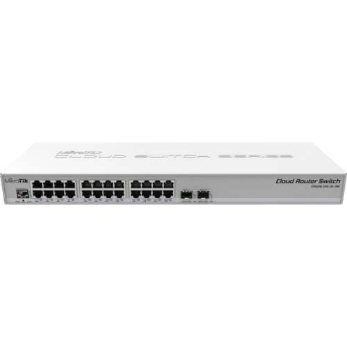 MikroTik CRS326-24G-2S+RM Cloud Router Switch, 24 Gigabit Ethernet port, 2 SFP+ port - Hálózati switch