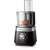Philips Viva Collection food processor, black and silver, 850W, PowerChop technology