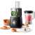 Philips Viva Collection food processor with blender, black and silver, 850W, PowerChop technology