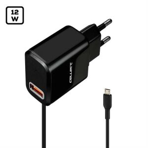 Cellect HS-H47 wall charger with Micro-USB and USB-A ports - Network Adapter