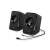 Genius SP-U125 USB powered stereo speakers, black, with cables